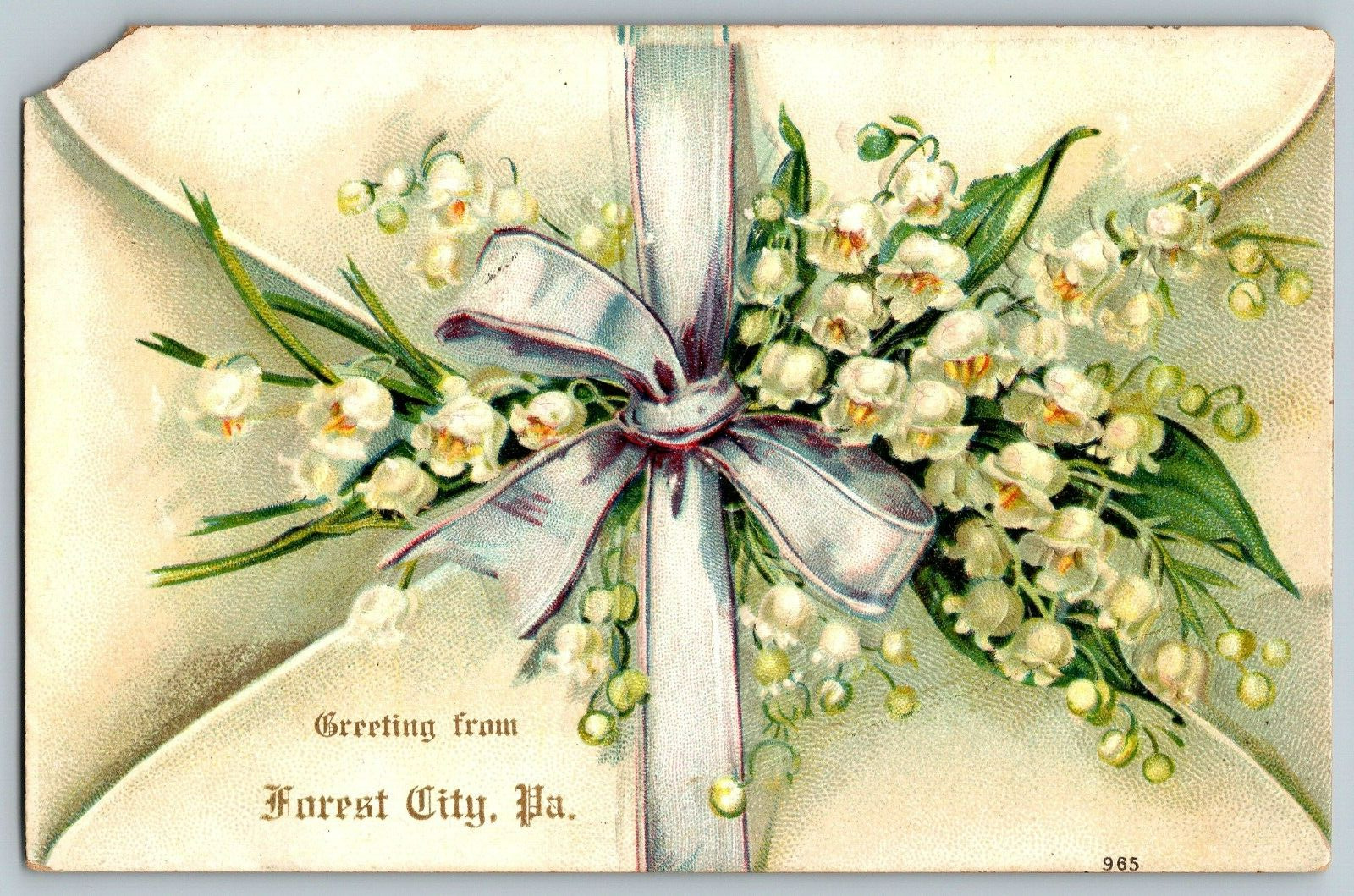 Forrest City, Pennsylvania - Greetings - Vintage Postcard - Posted