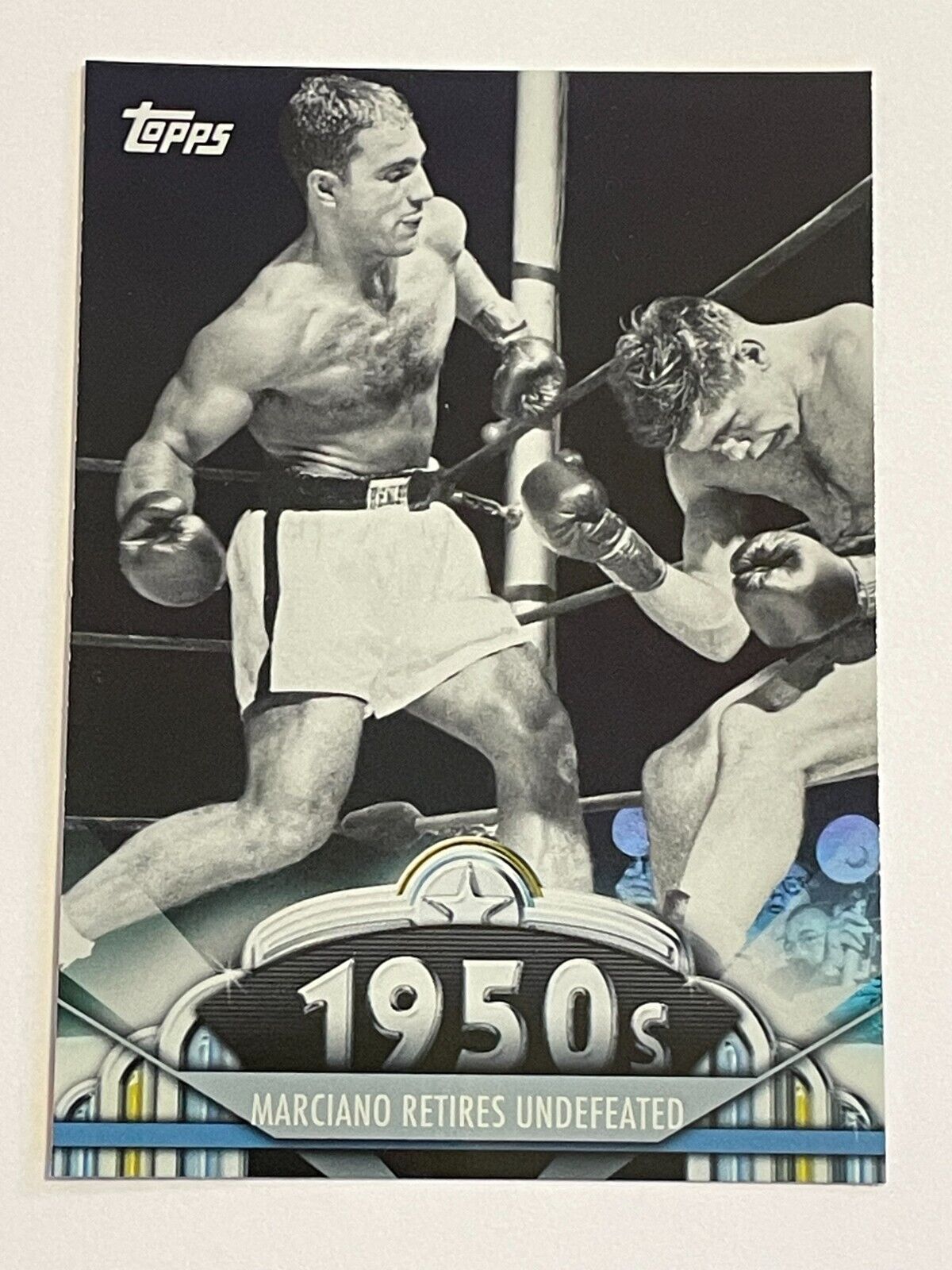 2011 Topps American Pie 2000\'s Foil #56 - Rocky Marciano Retires Undefeated