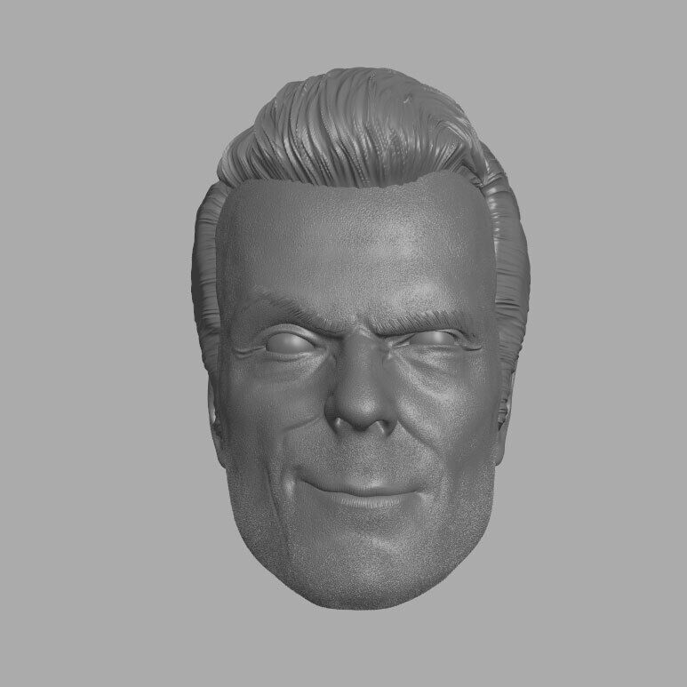 Max Payne v2 NYPD DEA Playstation 2 Sam Lake custom head for action figures