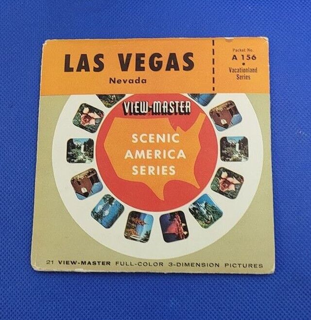 Sawyer's A156 Las Vegas Nevada 15-A B & C view-master 3 Reels Universal Packet