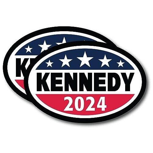 Magnet Me Up Robert F. Kennedy Jr. 2024 Democratic Party Magnet Decal, 4x6 Inch,