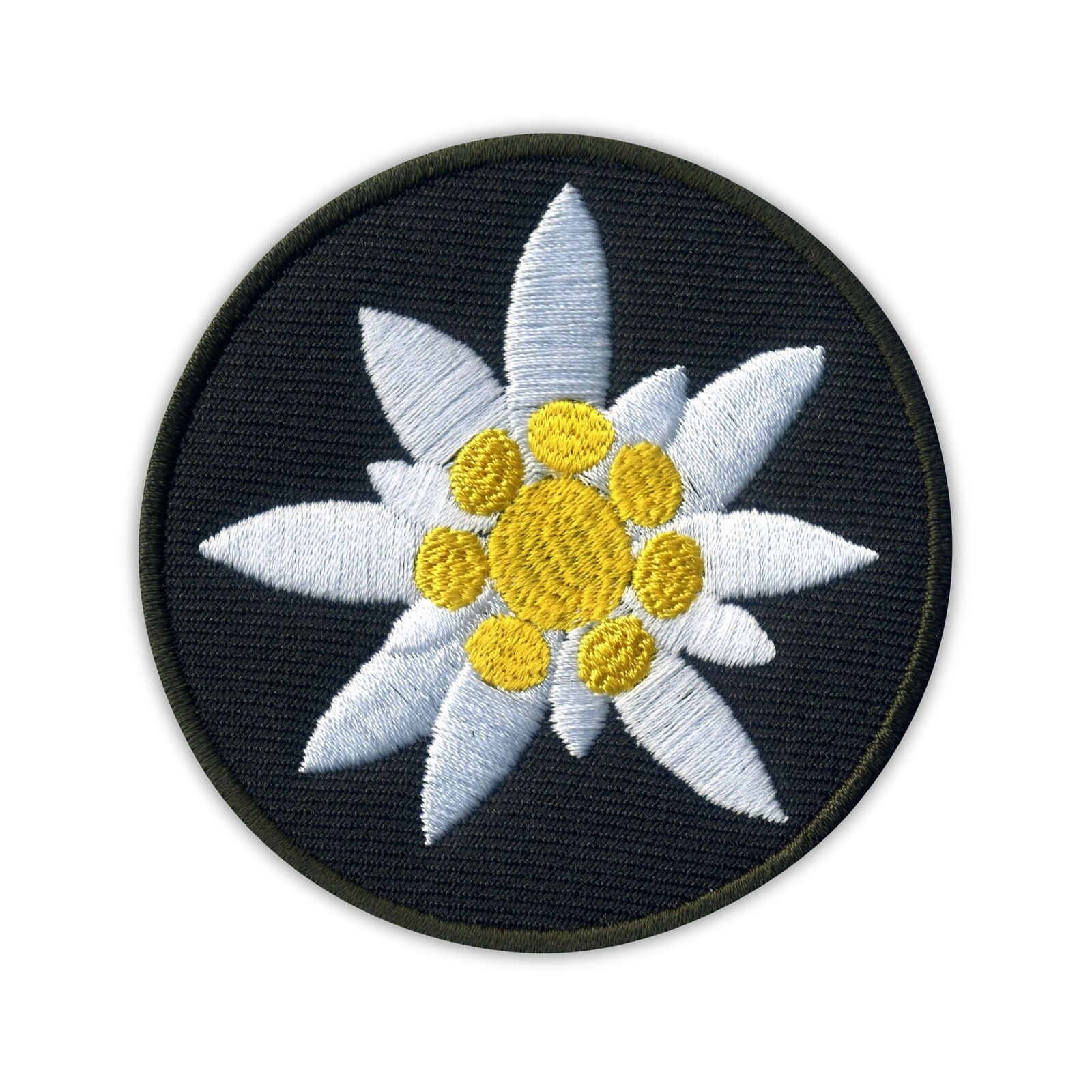 EDELWEISS - a mountain flower Patch/Badge Embroidered