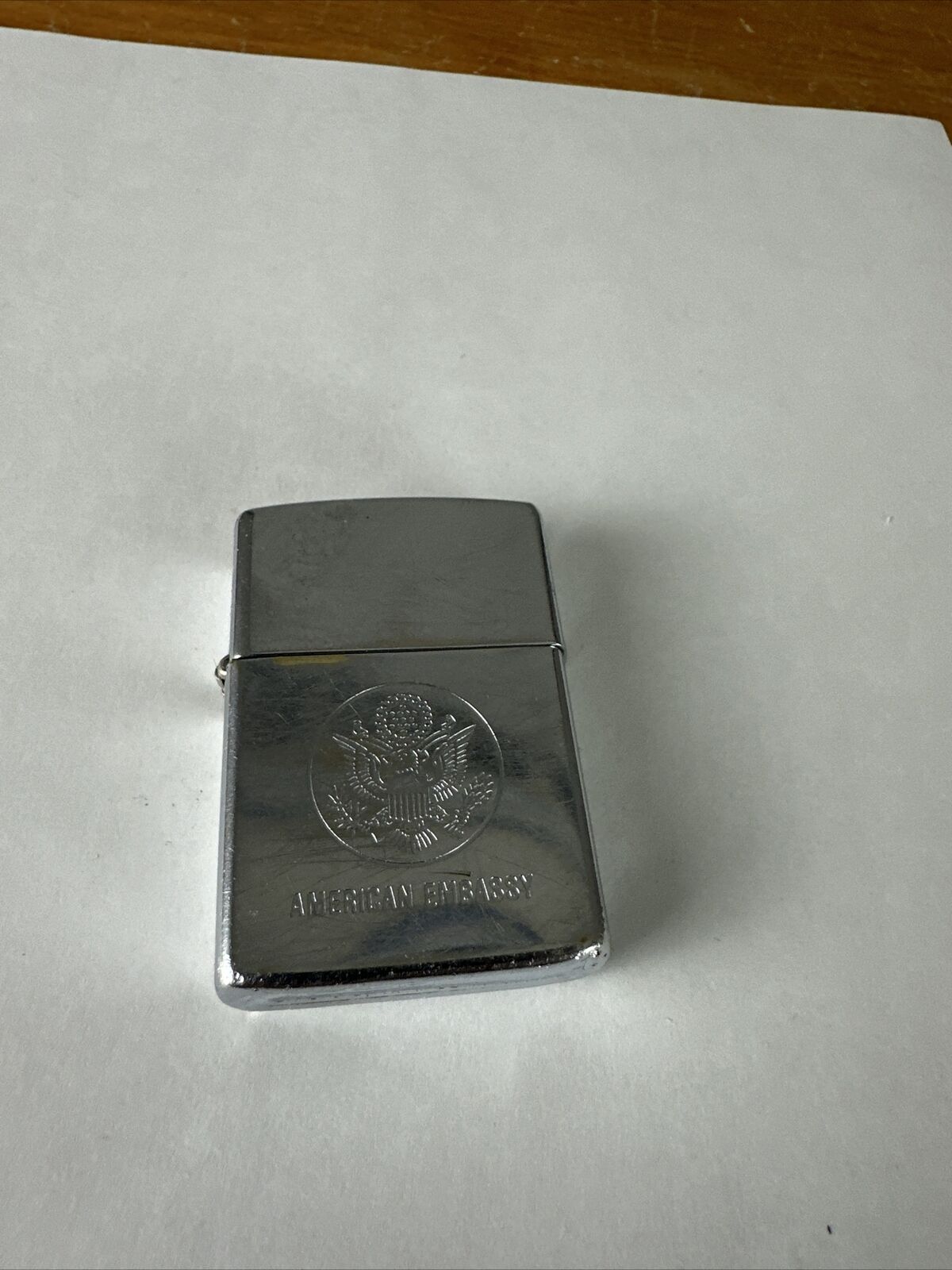Vintage Zippo Lighter American Embassy