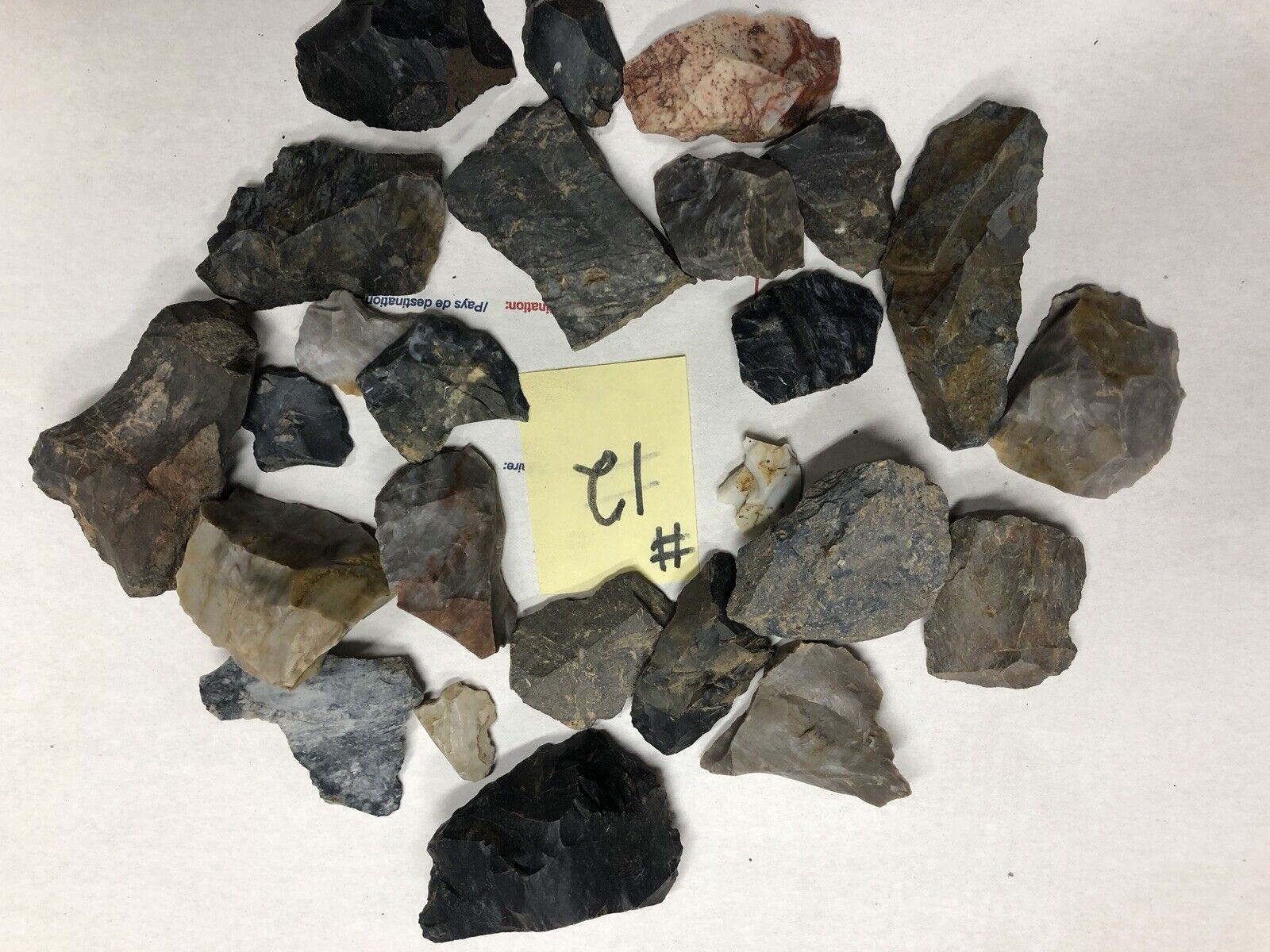Lot # 12 One Pound Of Ohio Flint Various Colors/Sizes/Types