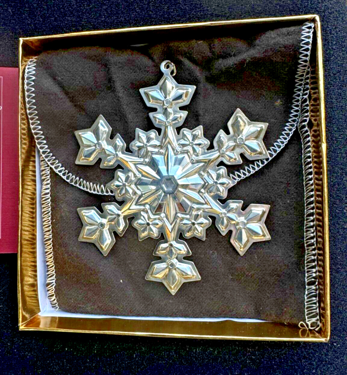Gorham Sterling Silver 2000 Annual Snowflake Ornament  Vintage