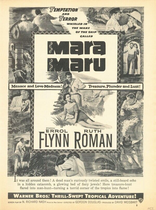 1952 ERROL FLYNN RUTH ROMAN DAVID WEISB GORDON DOUGLAS NASH LOVE LSB MOVIE18158