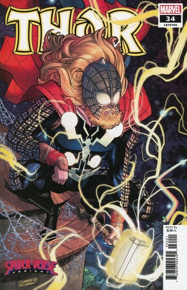 Thor #34 Garron Spider-Verse Variant Marvel Comics 2023 NM+