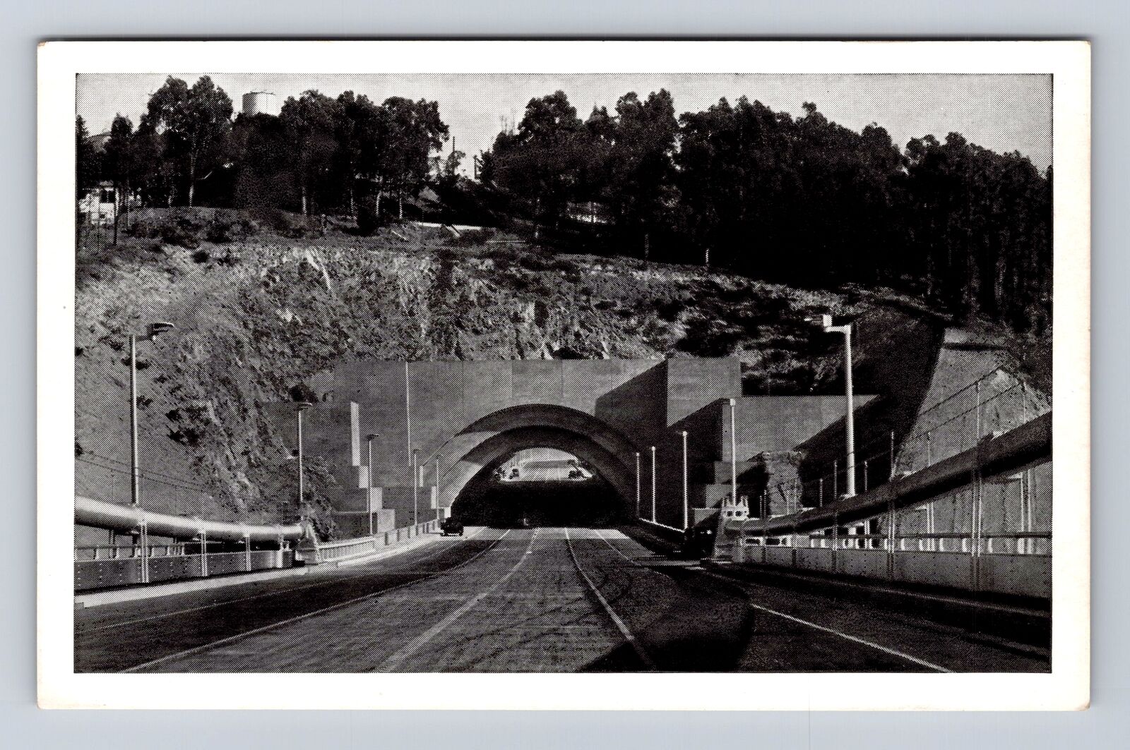 San Francisco CA- California, Aerial Of Entrance To Tunnel, Vintage Postcard