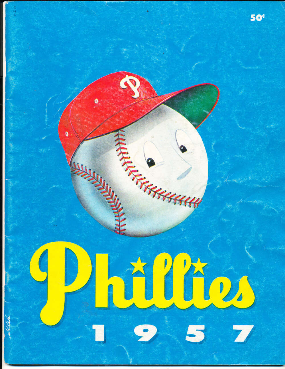 1957 Philadelphia Phillies yearbook ex bx5.24
