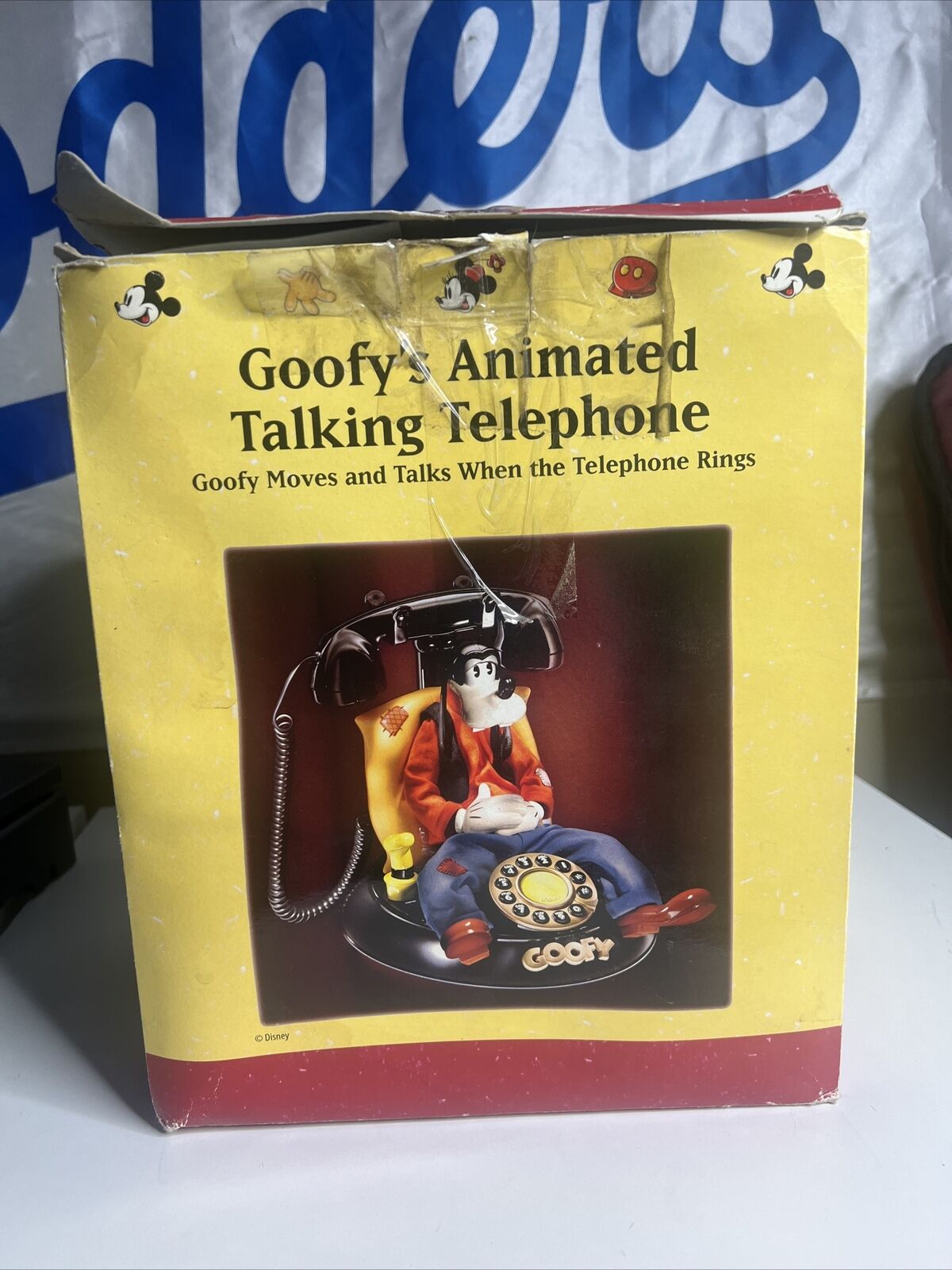 Vintage Telemania Disney GOOFY Animated Talking Telephone