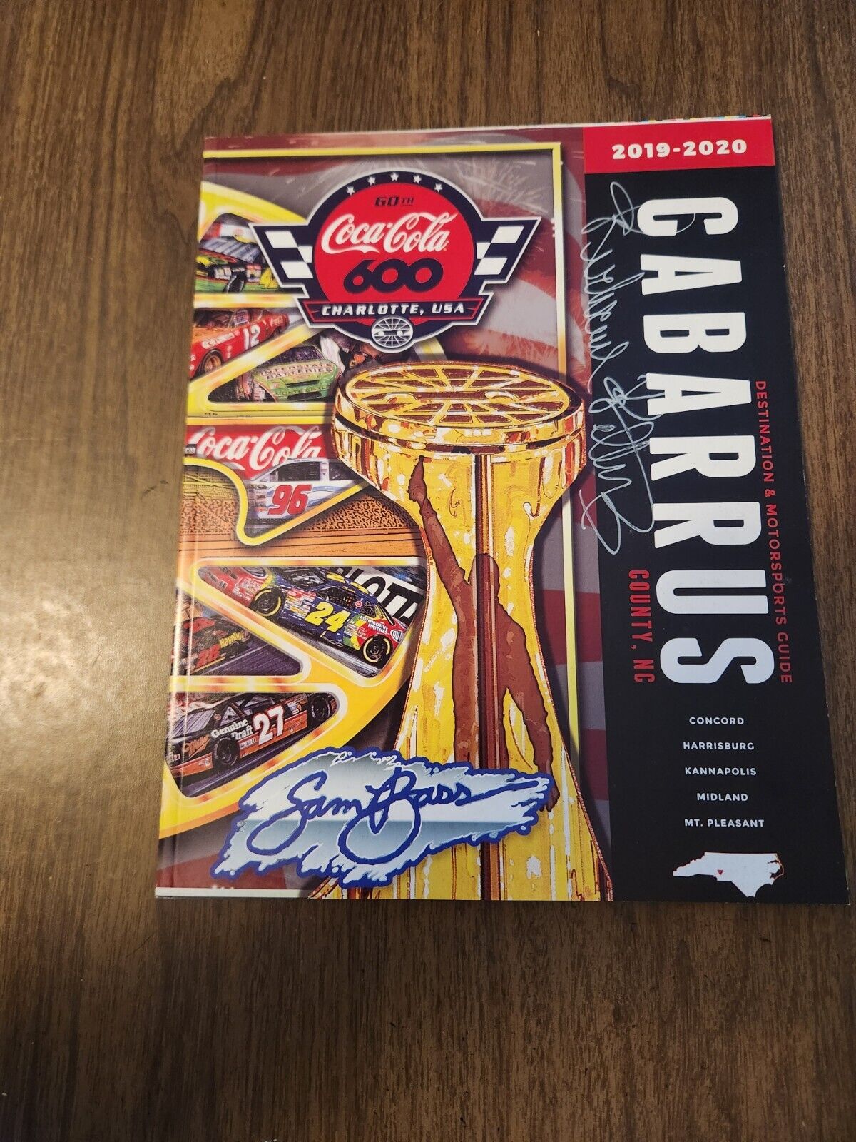 Richard Petty Autographed Cabarrus Coca-Cola 60th Anniversary Magazine