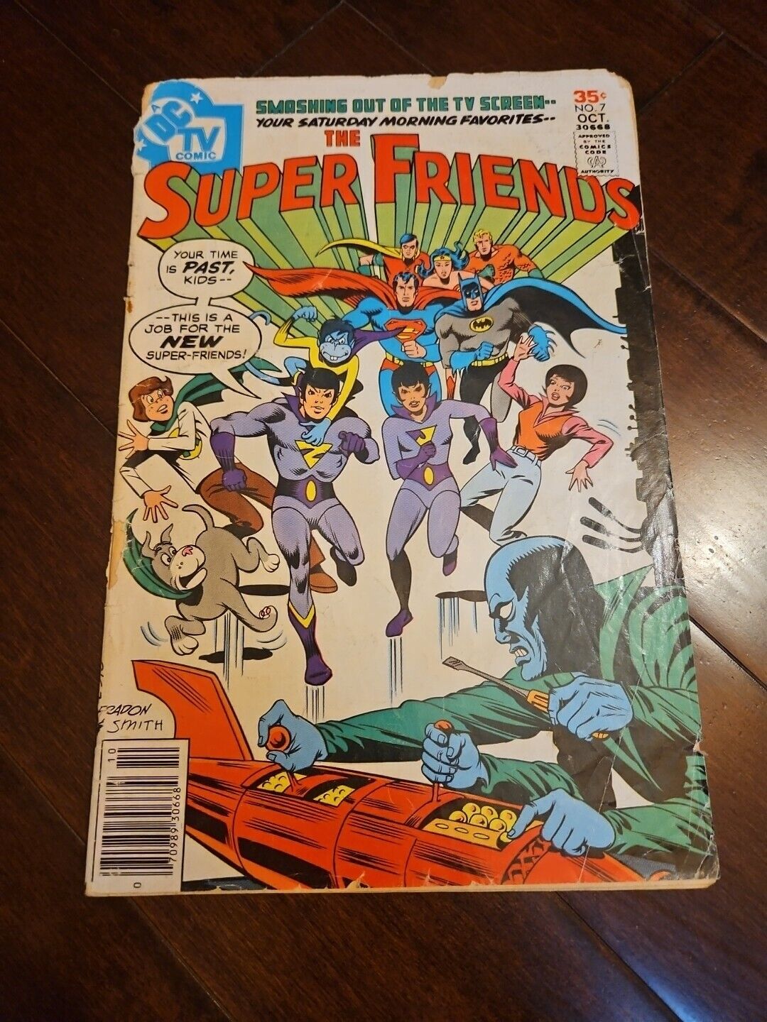 The Super Friends #7 1st Appearance Wonder Twins DC Comics 1977