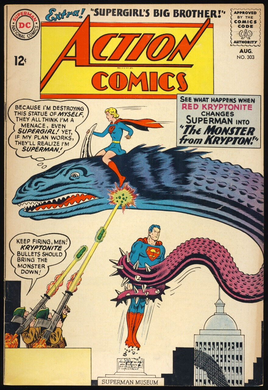ACTION COMICS #303 1963 FN/VF SUPERMAN \