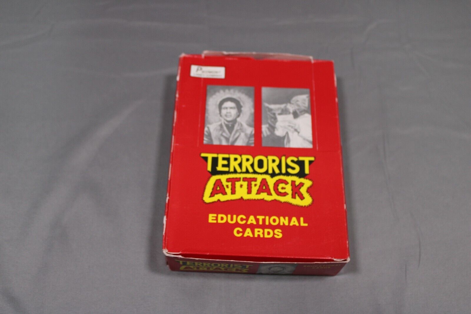 1986 Terrorists Attack Educational Cards Full Box 36 packs Piedmont Candy (G1)
