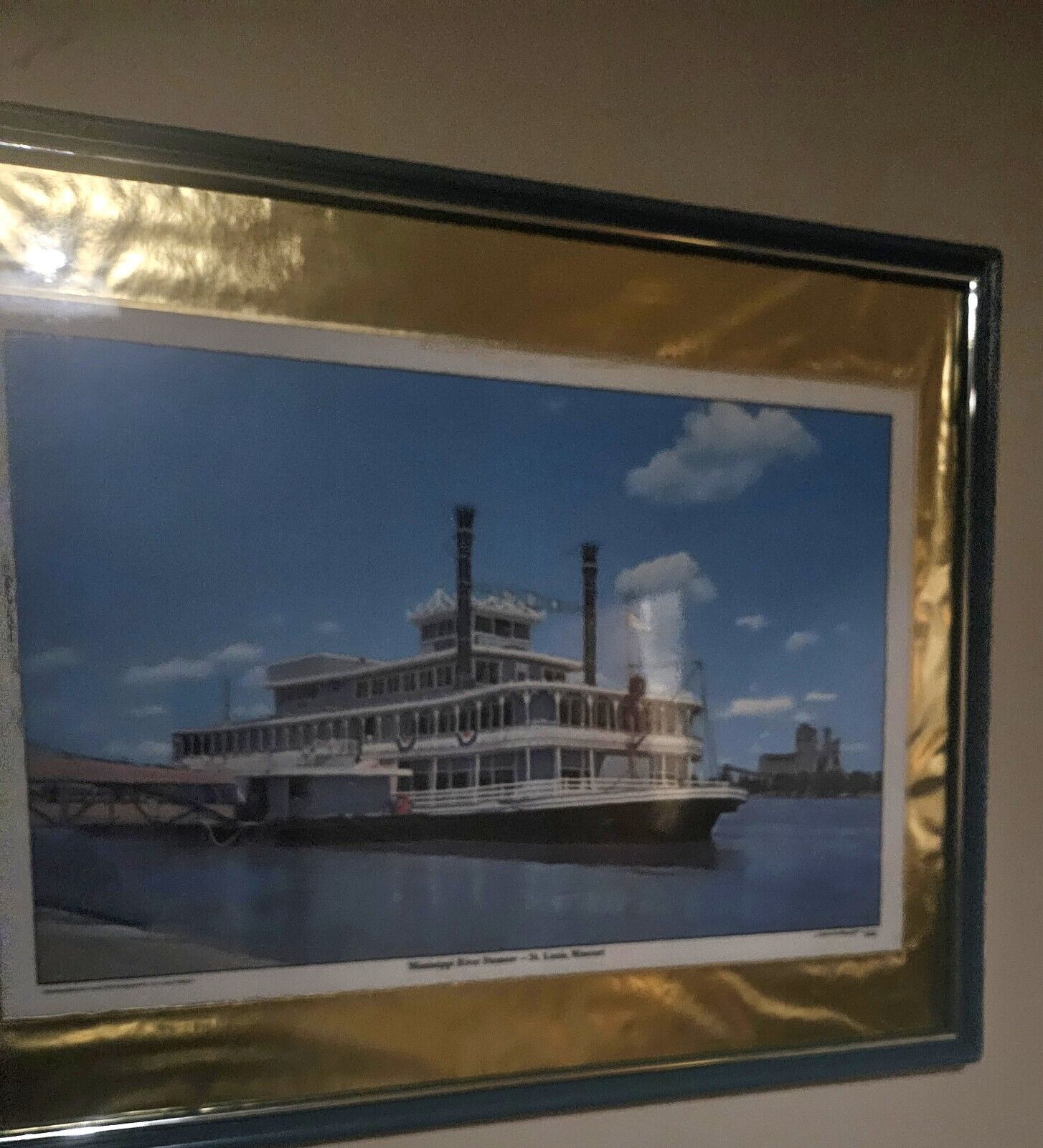 Postcard The Lt Robert E Lee Riverboat, St Louis, Missouri