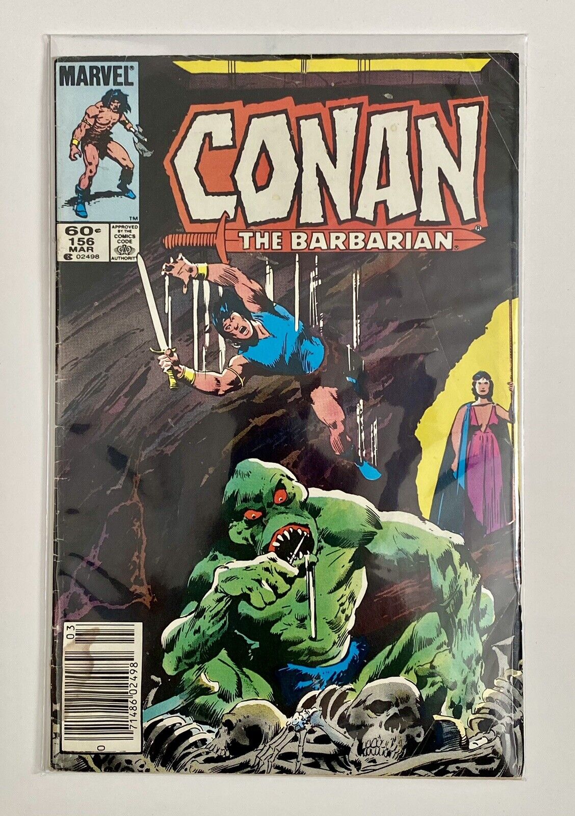 Conan The Barbarian #156  Marvel Comics Bronze Age 1984