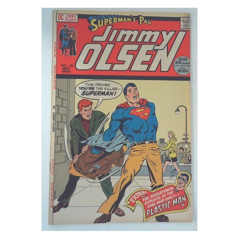 Superman\'s Pal Jimmy Olsen #149 1954 series DC comics VF+ [o%