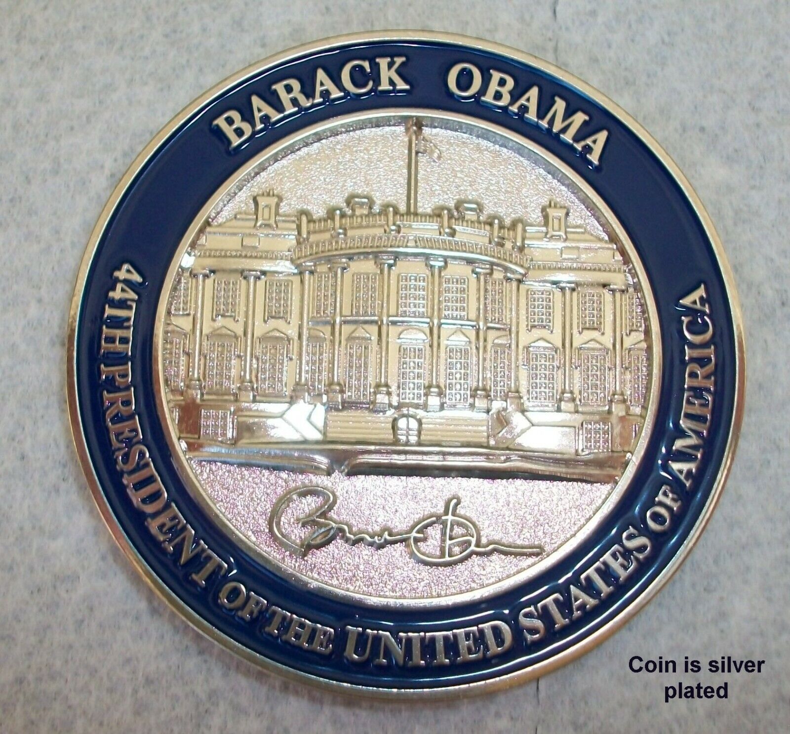 US President Barack Obama Coin Challenge Coin White House POTUS 44 medallion