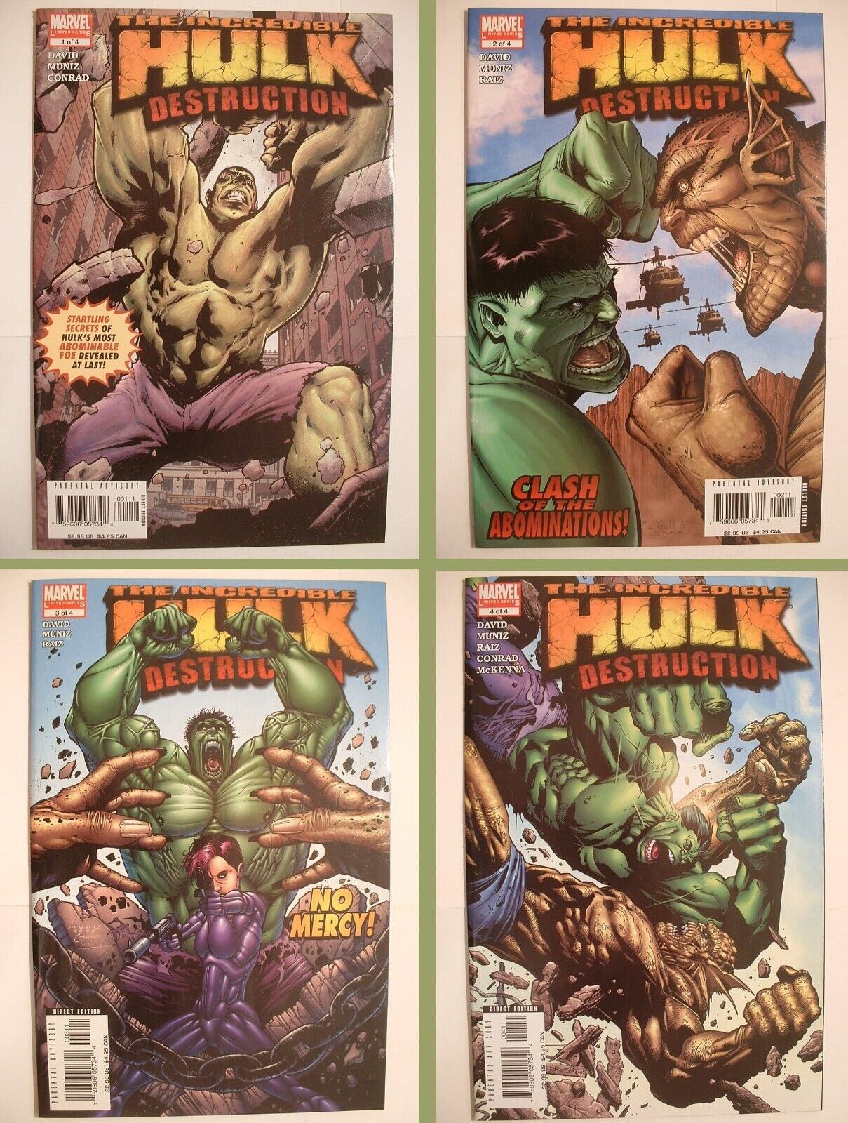 Hulk: Destruction Lot - Marvel 2005 - All Four Parts 