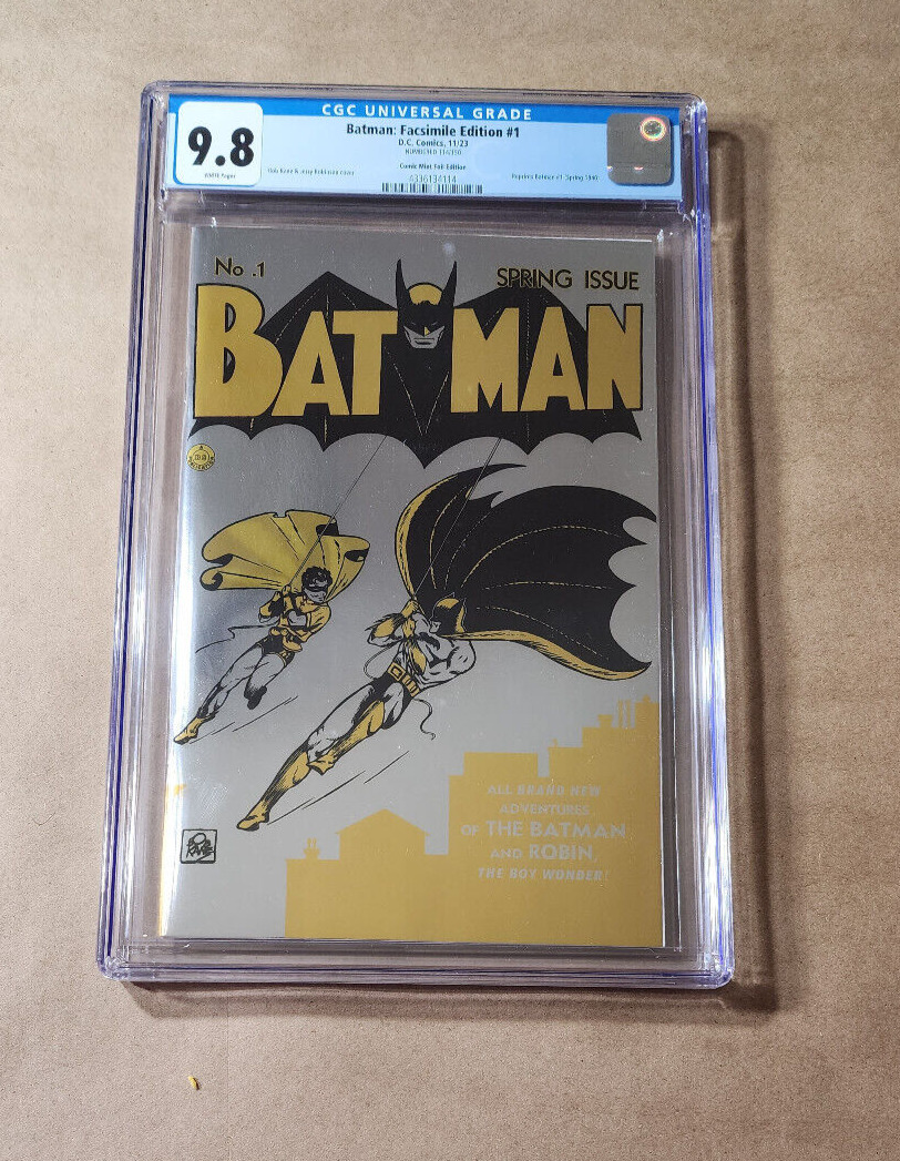 Batman #1 Facsimile Gold Foil Ultimate Edition CGC 9.8 ltd 150 ind Labeled