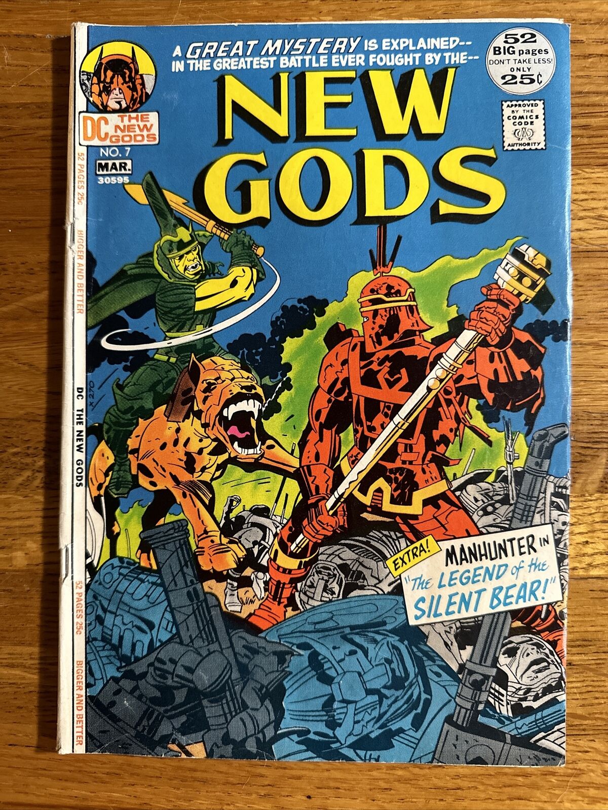 NEW GODS #7 1st Appearance of STEPPENWOLF, TIGRA & HEGGRA Comic Key Collectible