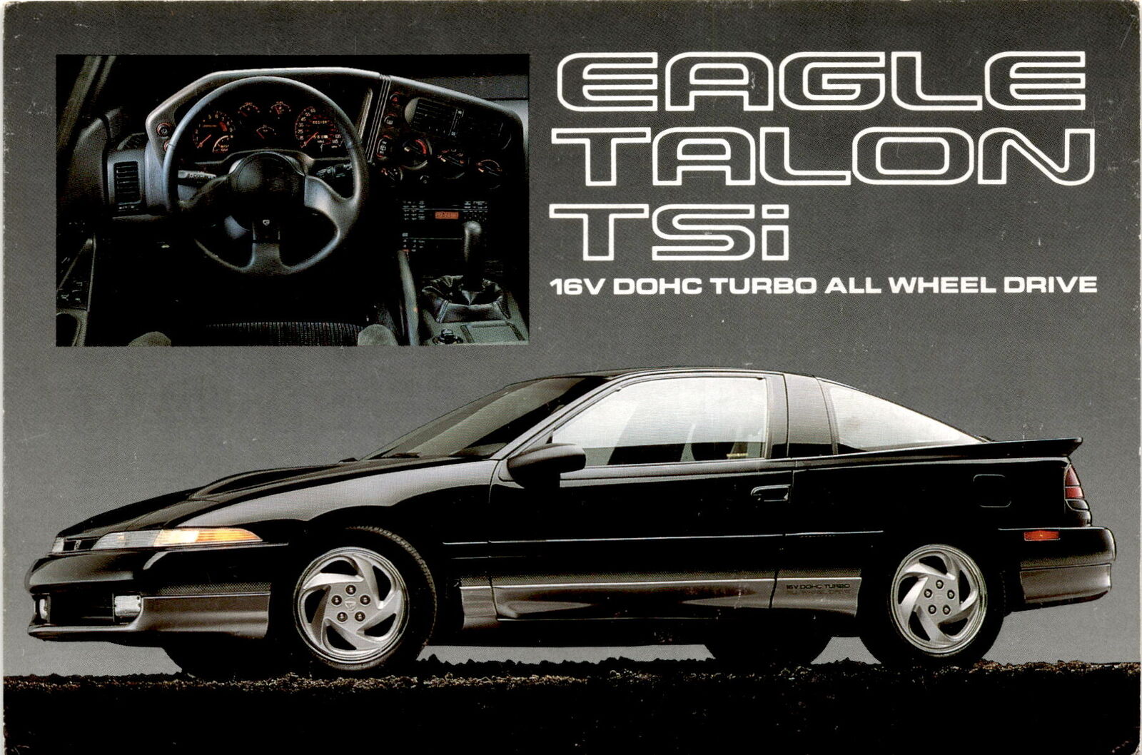 Vintage Postcard: Test Drive the 1990 Eagle Talon