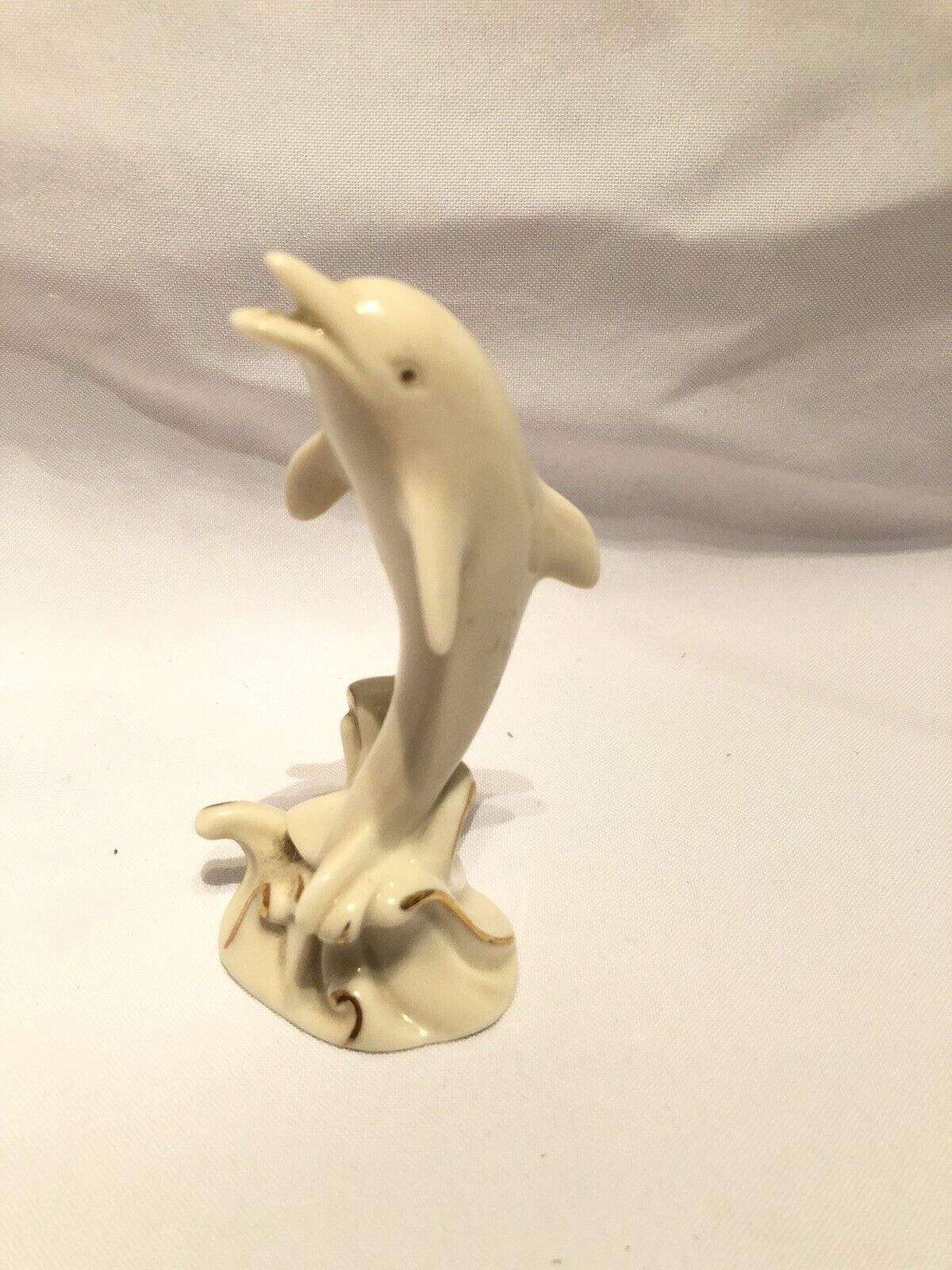Lenox Small Dolphin Figurine 24kt Gold Trimmed 4\