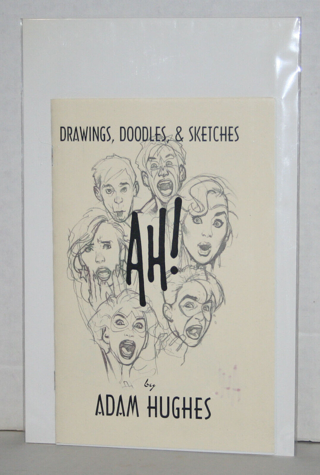 Adam Hughes Signed DRAWINGS, DOODLES and SKETCHES 2002 Convention Sketchbook