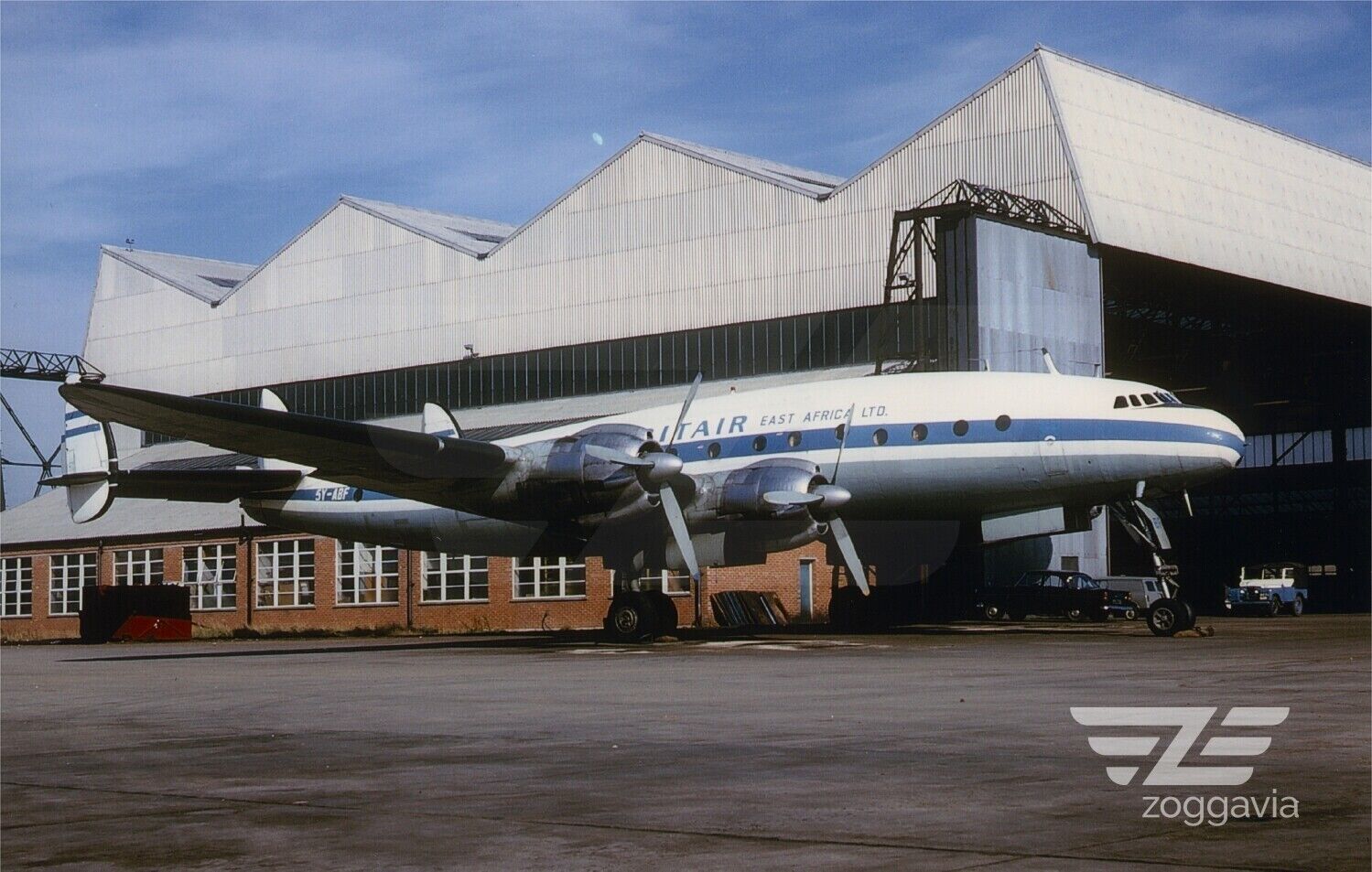 Aircraft Photo 4 x 6 5Y-ABF Lockheed L049 Constellation Britair East Africa, 60s