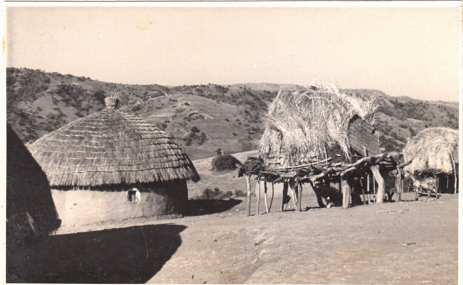 1941 Original Photo Traditional Rondavel Zulu Hut Kwazulu Natal South Africa WW2