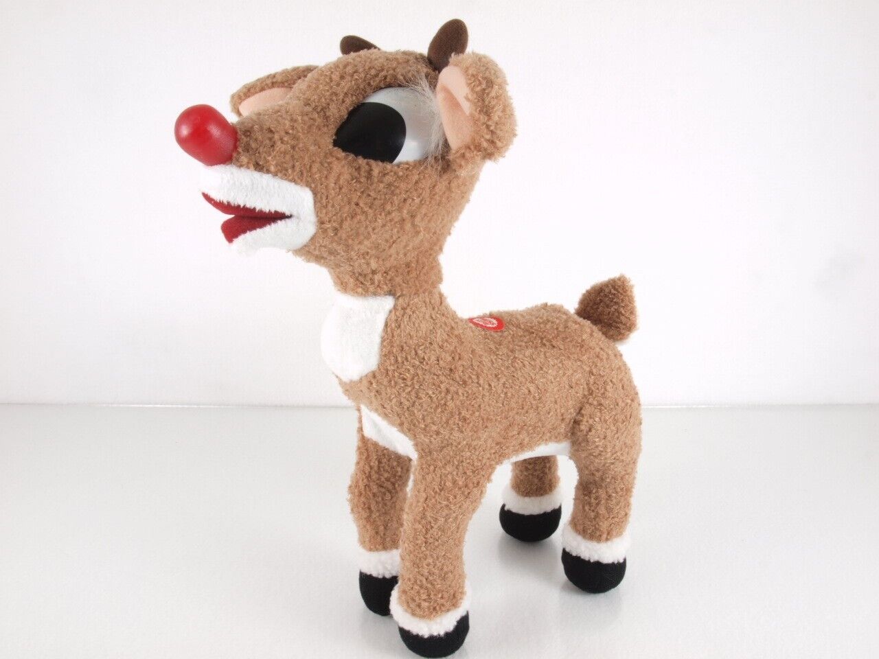 Rudolph The Red Nose Reindeer Animated Plush Singing and Blinking Nose Coyne\'s