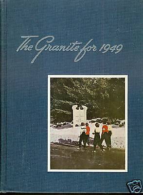 Original 1949 University New Hampshire Yearbook-The Granite For 1949