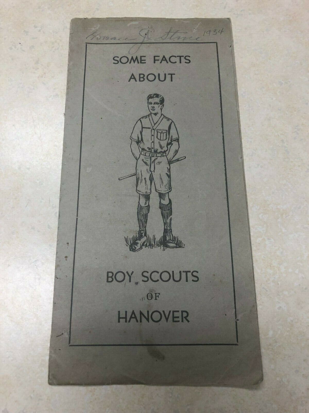 1930\'s Some Facts About Boy Scouts of Hanover Brochure