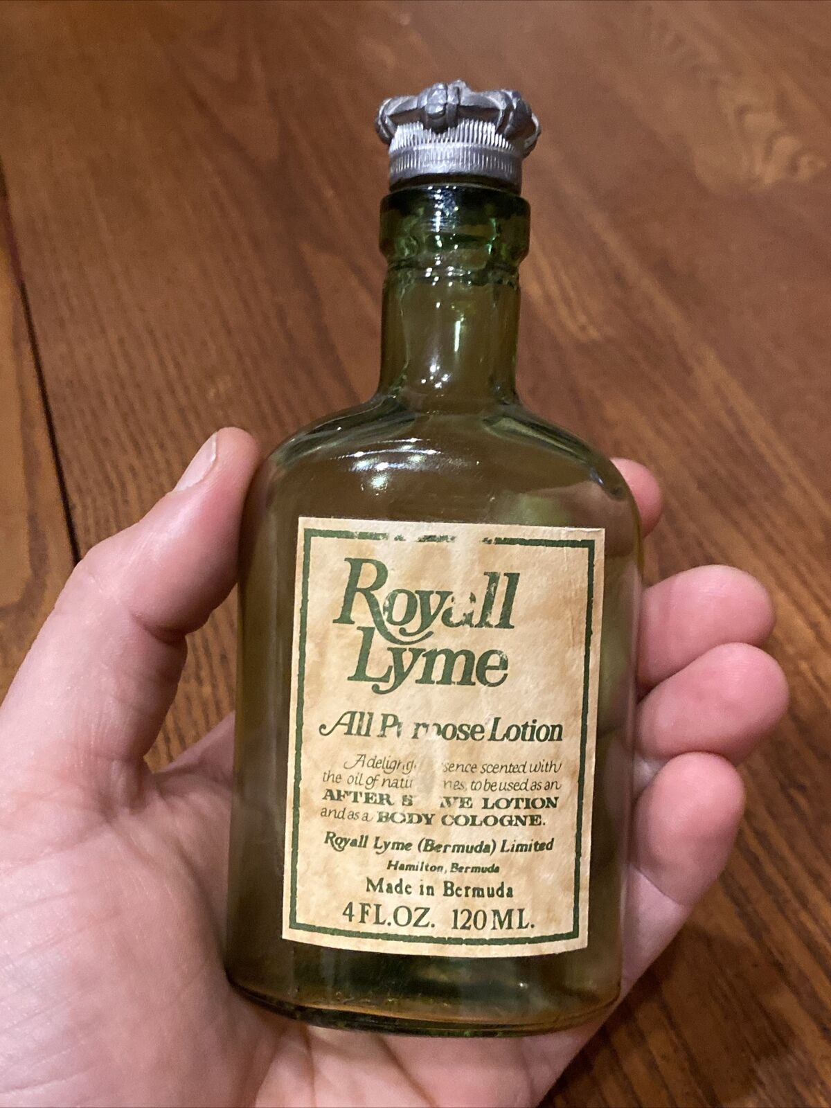Vintage Royall Lyme Cologne, Toilet Lotion Bottle After Shave
