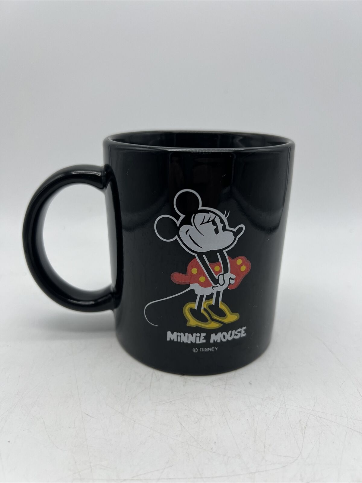 Vintage Disney Minnie Mouse Coffee Mug Black
