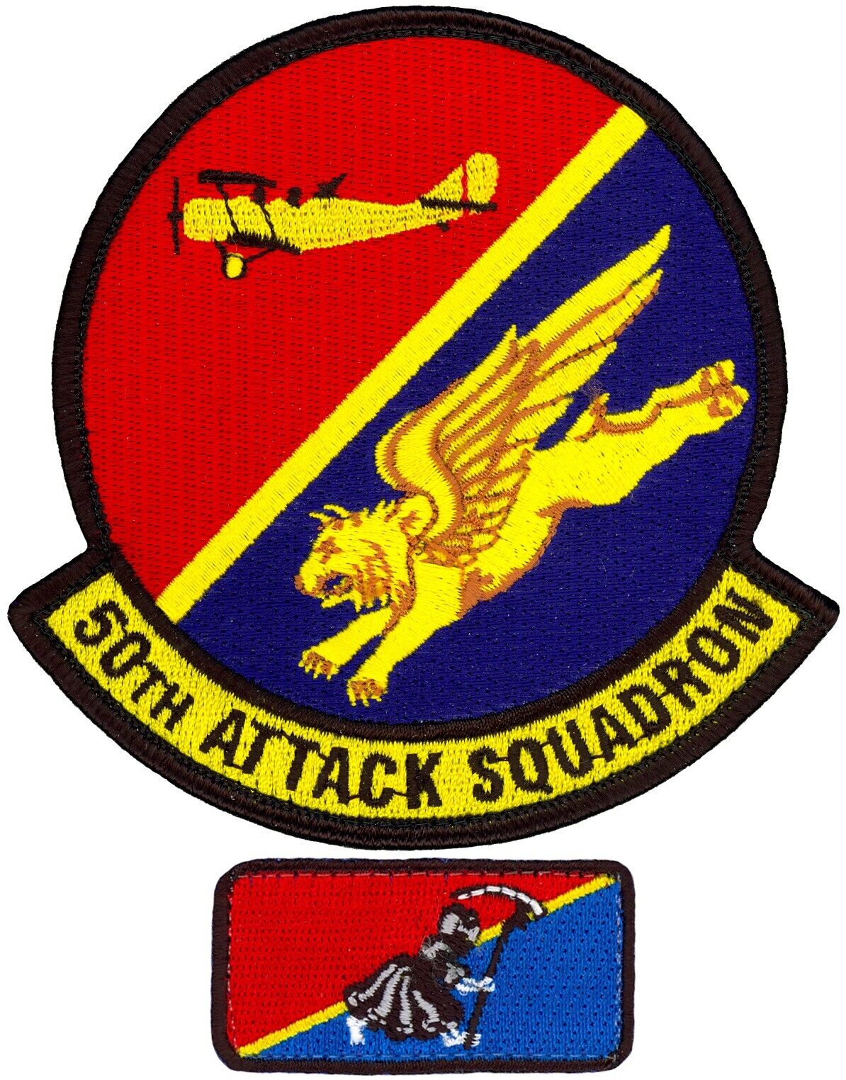 USAF 50th ATTACK SQUADRON + POCKET TAB PATCH