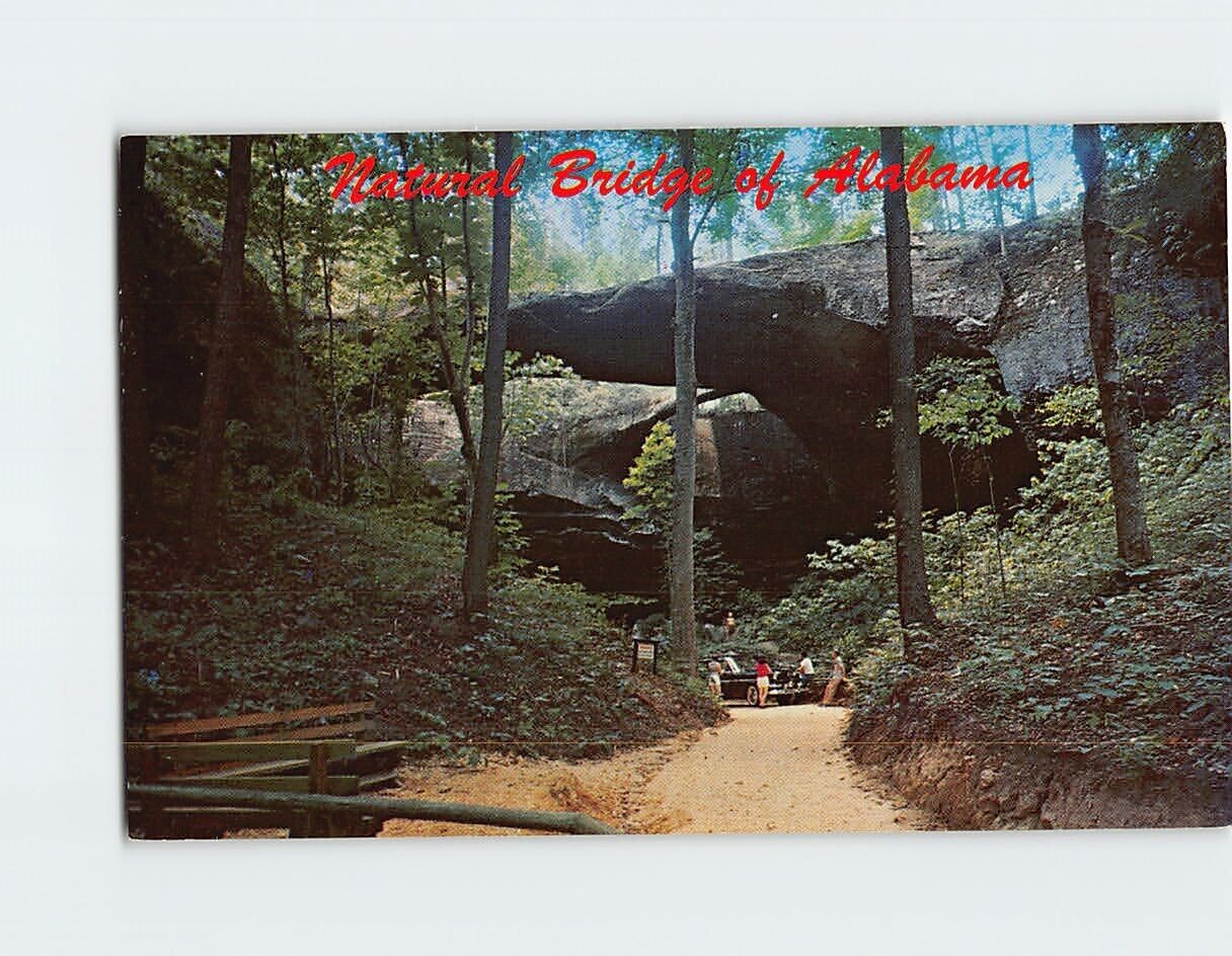 Postcard Natural Bridge of Alabama USA