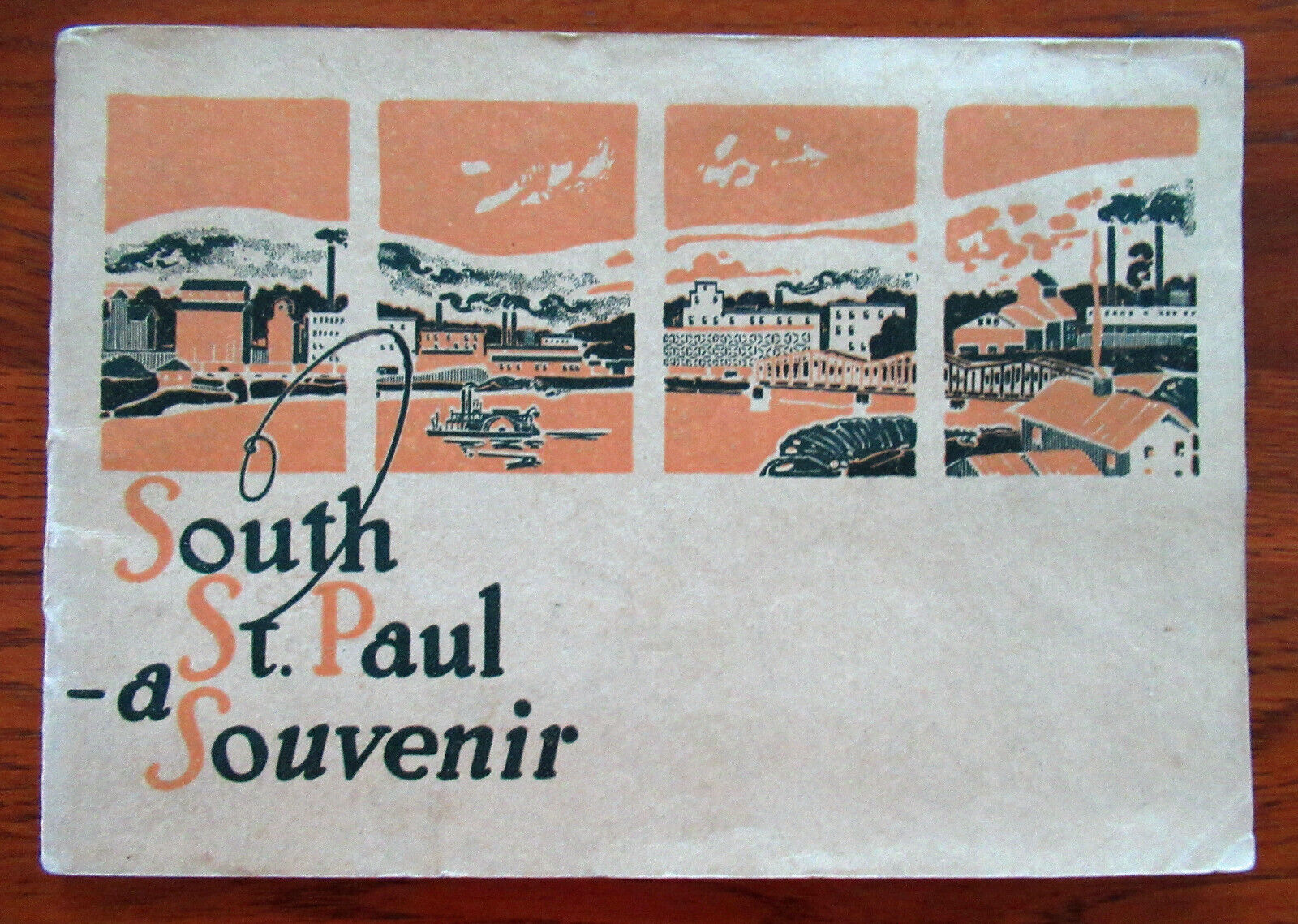 Vintage 1914 Souvenir Booklet South St. Paul Minnesota Multicolor Antique