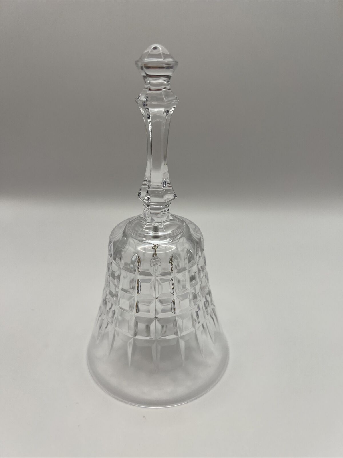 Crystal Bell...6 1/2 inch tall and 3 1/2 inch wide.. delicate design Z7