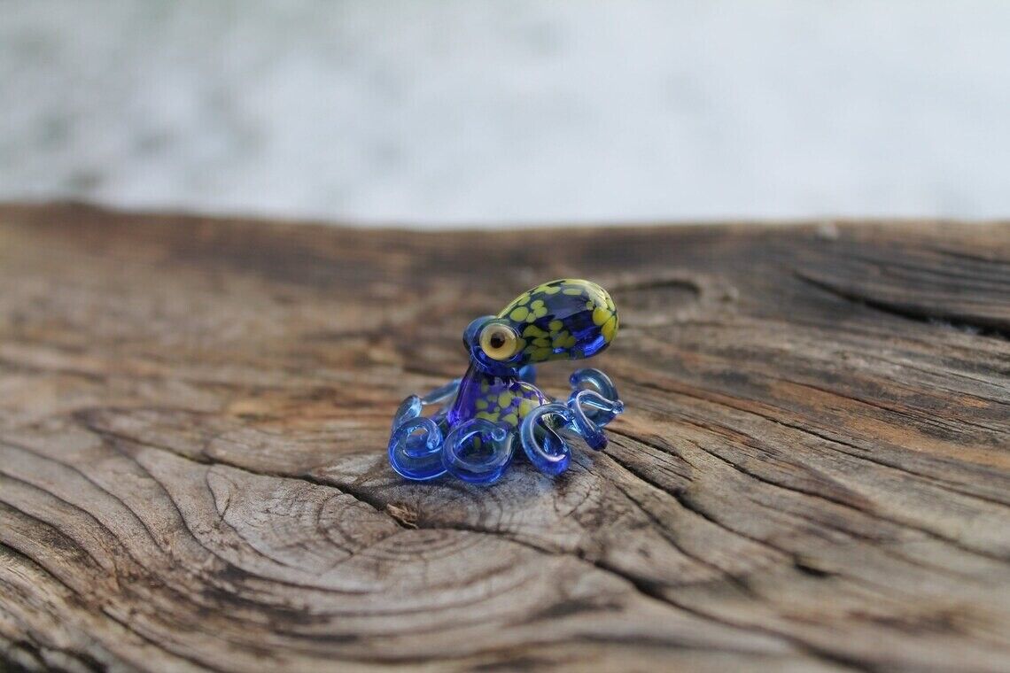 Octopus Jewelry Necklace Pendants Small Glass Octopus pendant