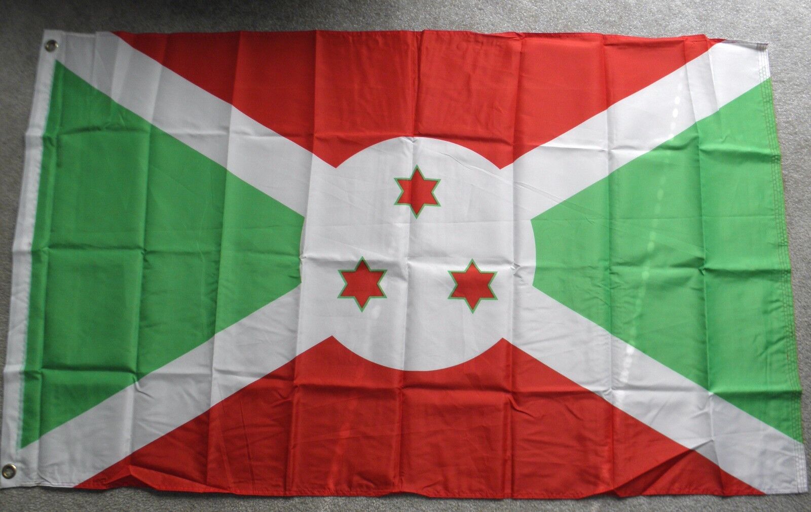 REPUBLIC OF BURUNDI POLYESTER INTERNATIONAL COUNTRY FLAG 3 X 5 FEET