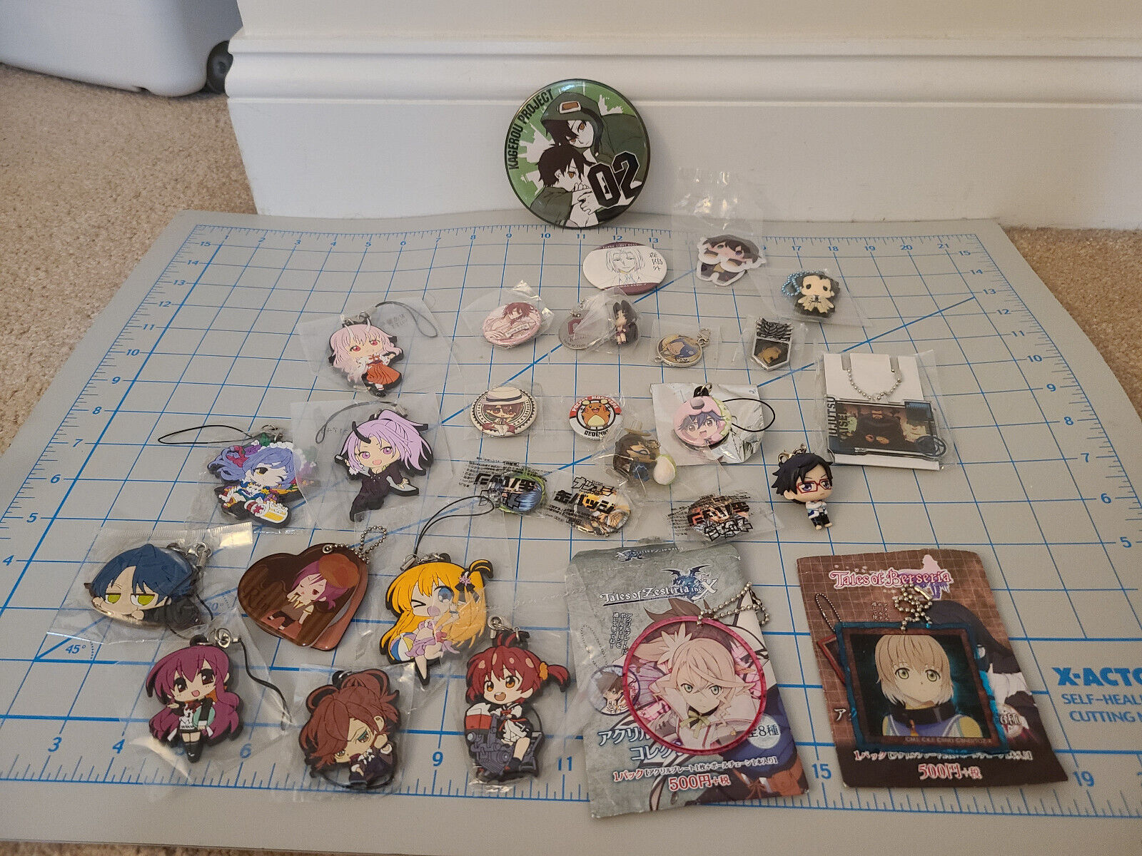 Anime Keychains, Charms, Mini Figure lot Tales of Attack on Titan Free K Project