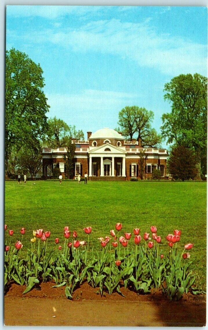Postcard - Monticello, Charlottesville, Virginia
