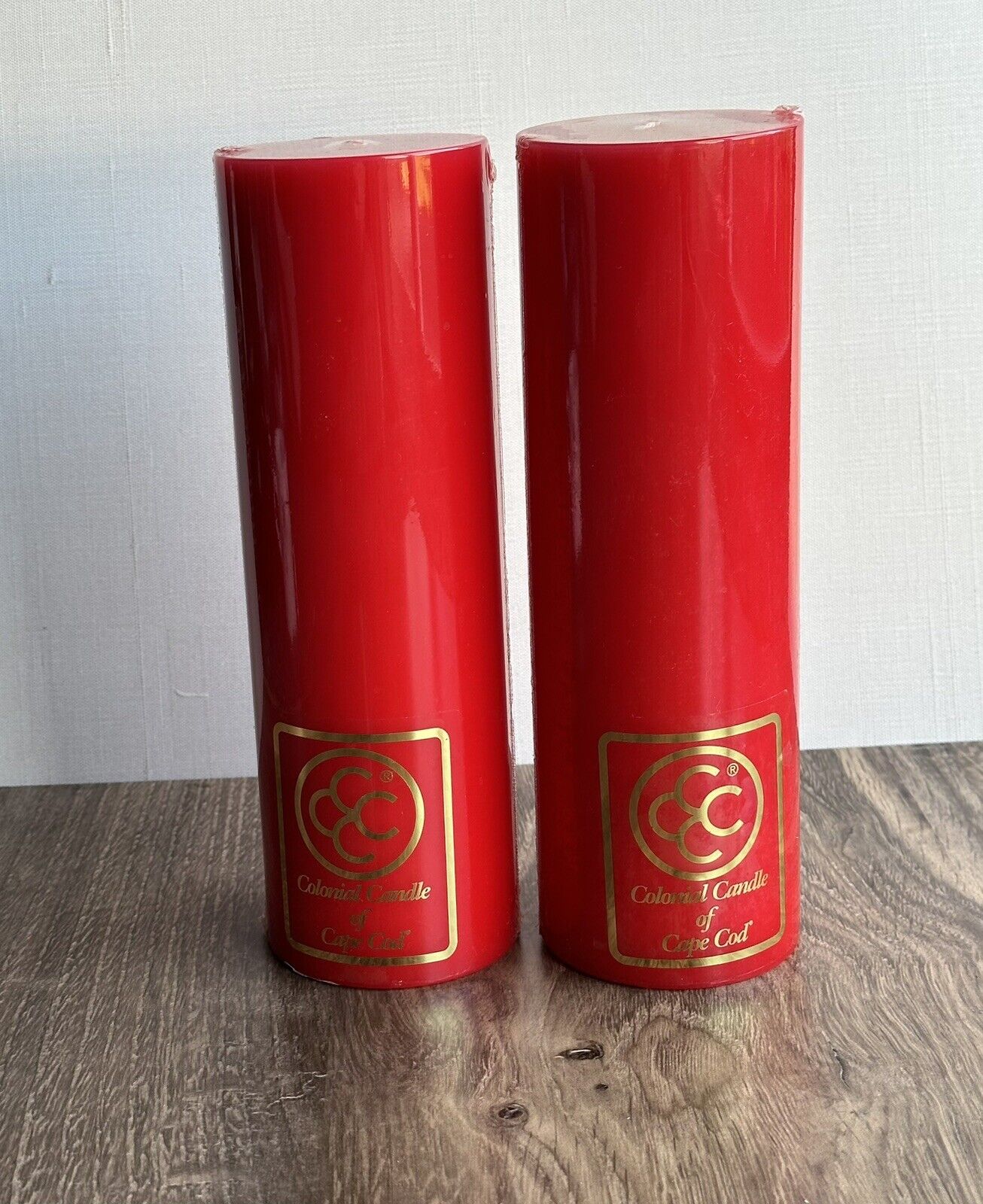 Colonial Candle of Cape Cod Scented Sealed 9’ Holly Berry Lot Of 2