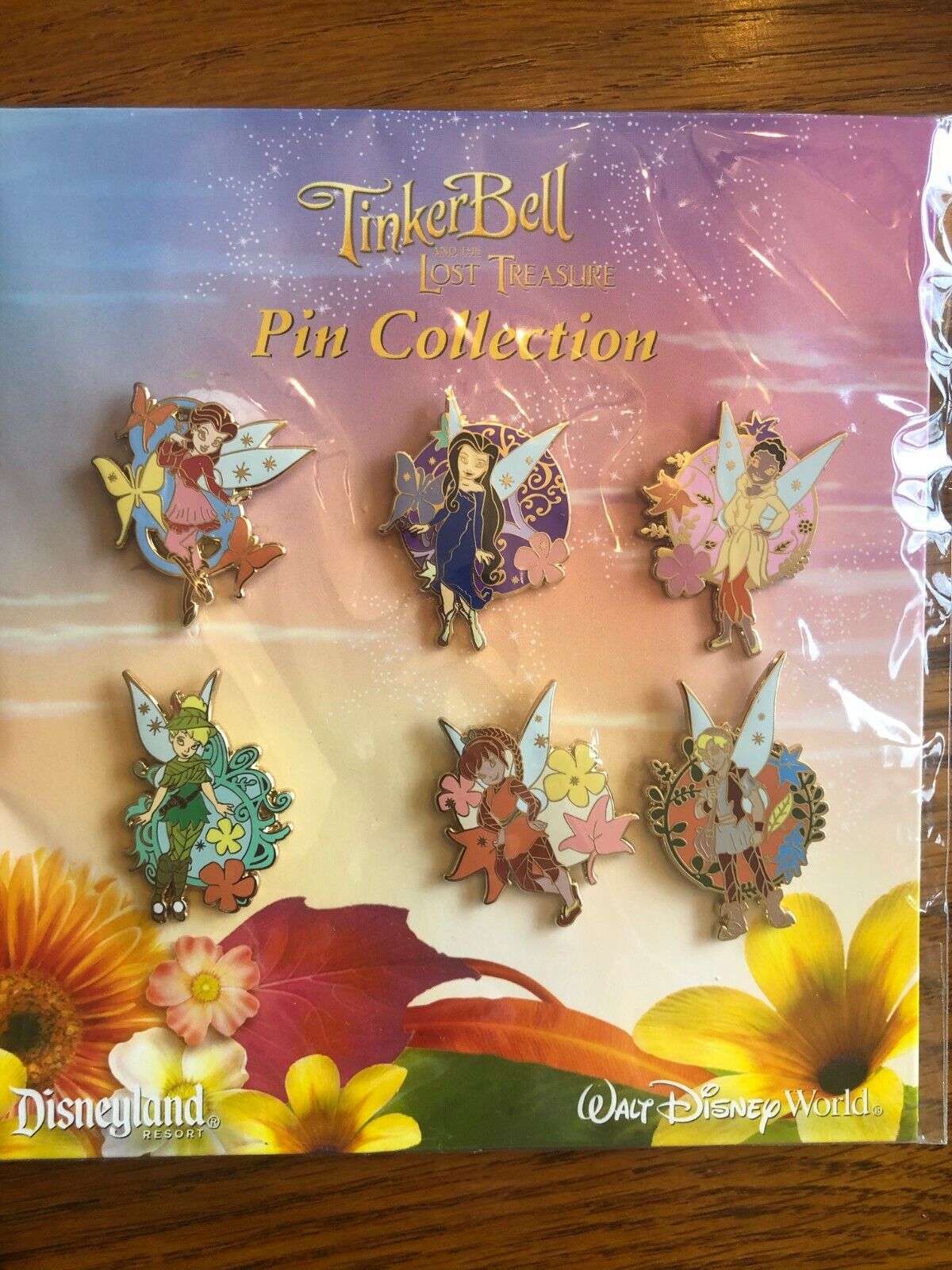Disney Pin Tinker Bell Lost Treasure Booster Flower Butterfly