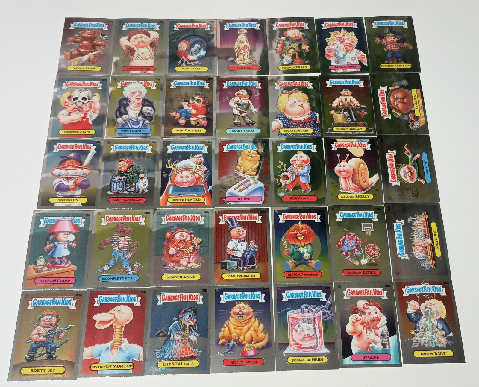 2021 Topps Chrome Garbage Pail Kids Series 4 Cards A B Variant You Pick 125-166