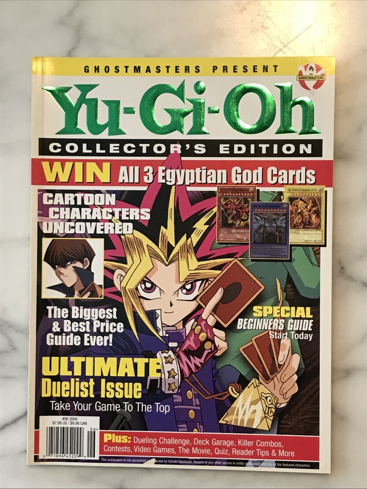 Ghostmasters Present Yu-Gi-Oh Collectors Edition Magazine 2004 #6 VG-EX (P104)