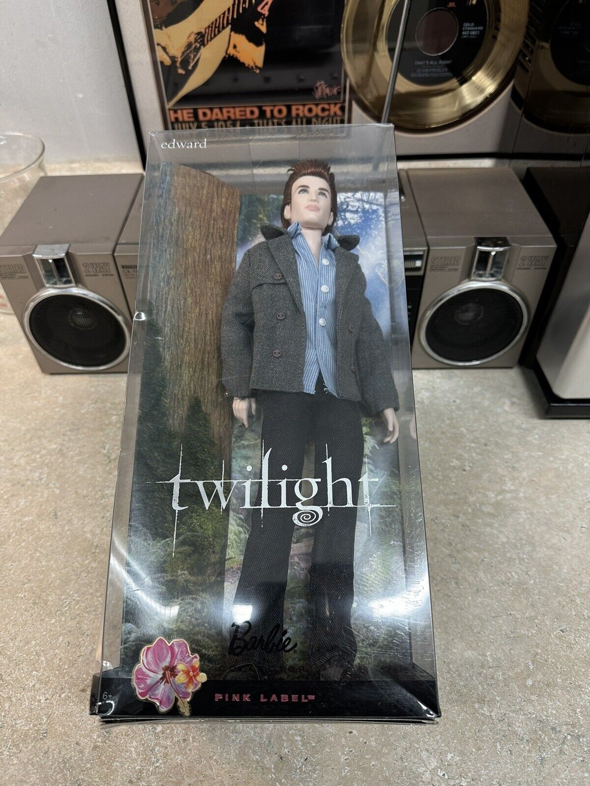 ** NEW Twilight EDWARD ~ Pink Label Barbie Collector 12\