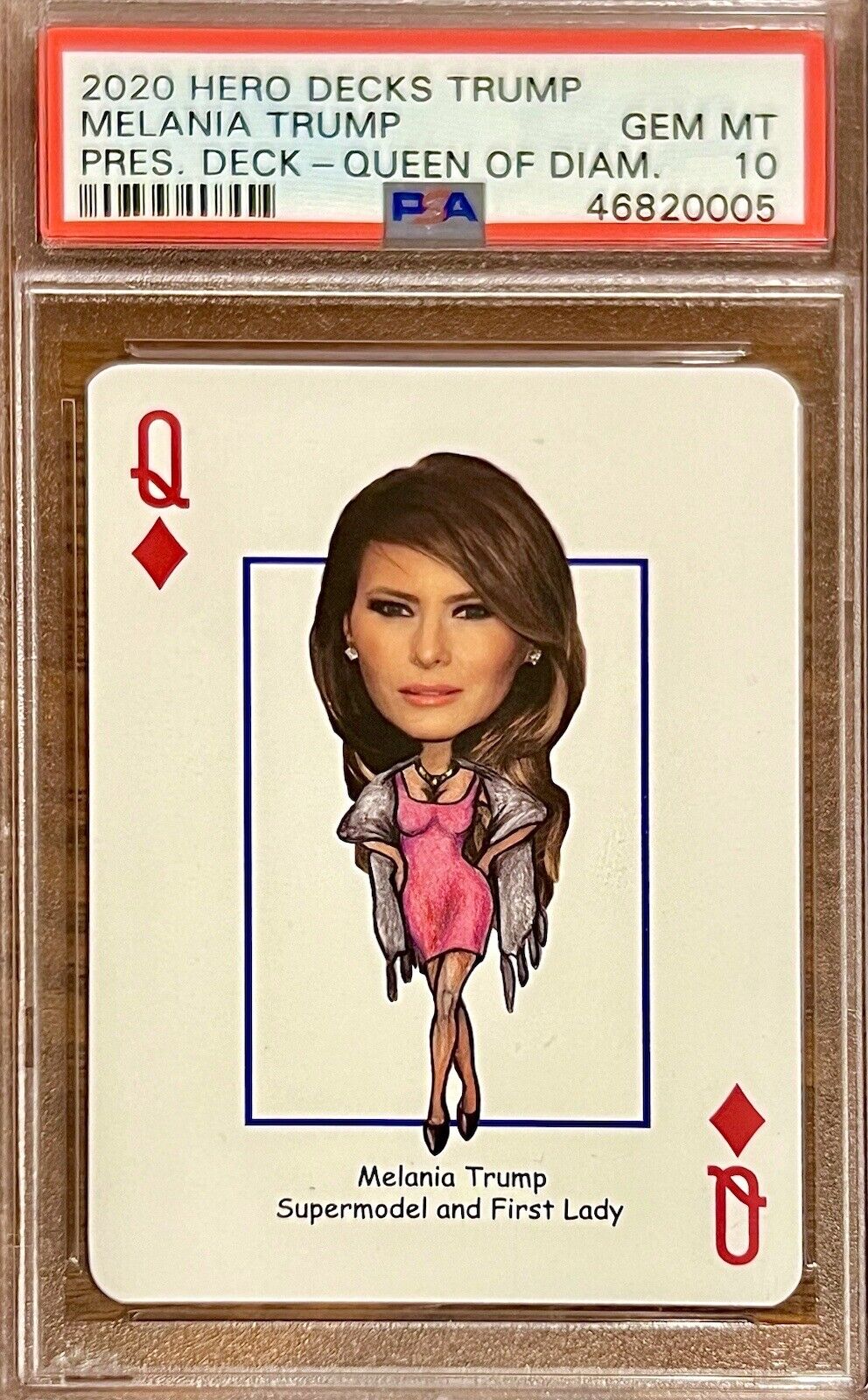 POP 4 PSA 10 Melania Trump 2020 President's Deck Supermodel and First Lady MAGA