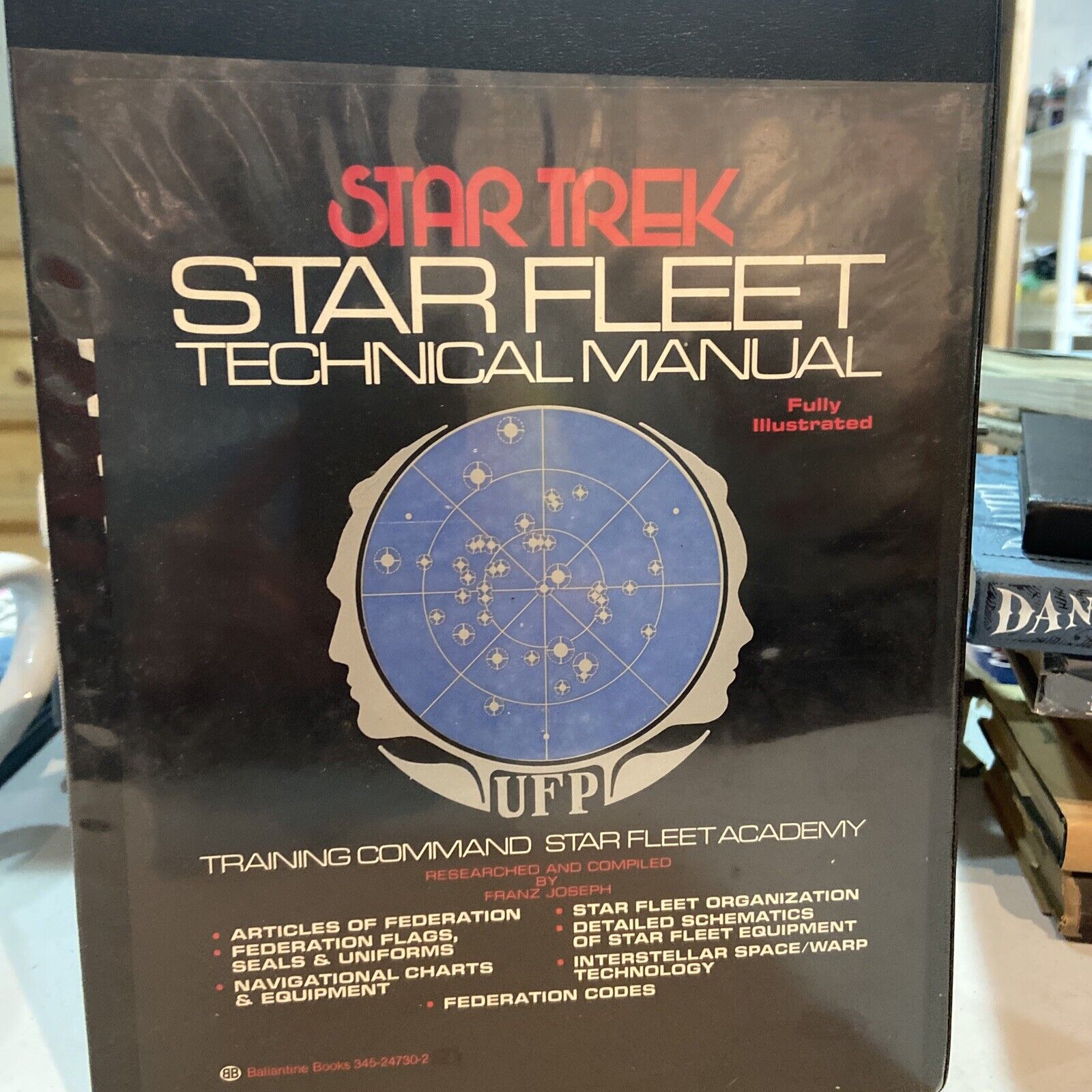 Star Trek Star Fleet Technical Manual Franz Joseph 1st Edition 1975 Ballentine